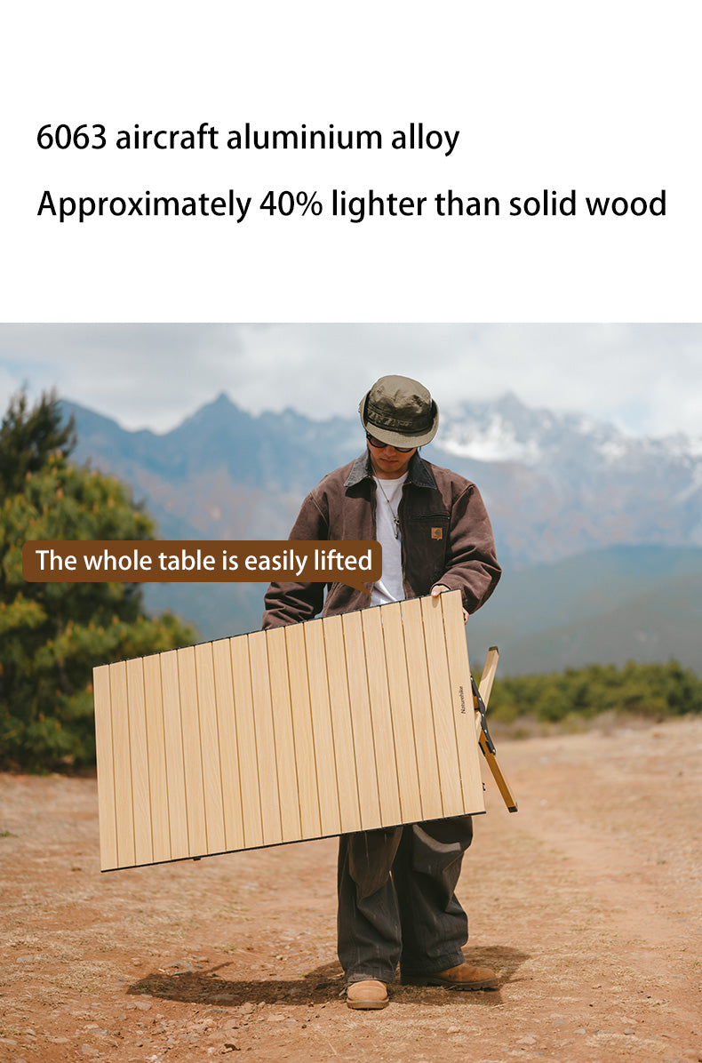 【新品訂購】輕量鋁合金蛋捲桌M/L/XL 碼｜戶外野餐露營桌｜便攜易收納｜ CNK2300JU010