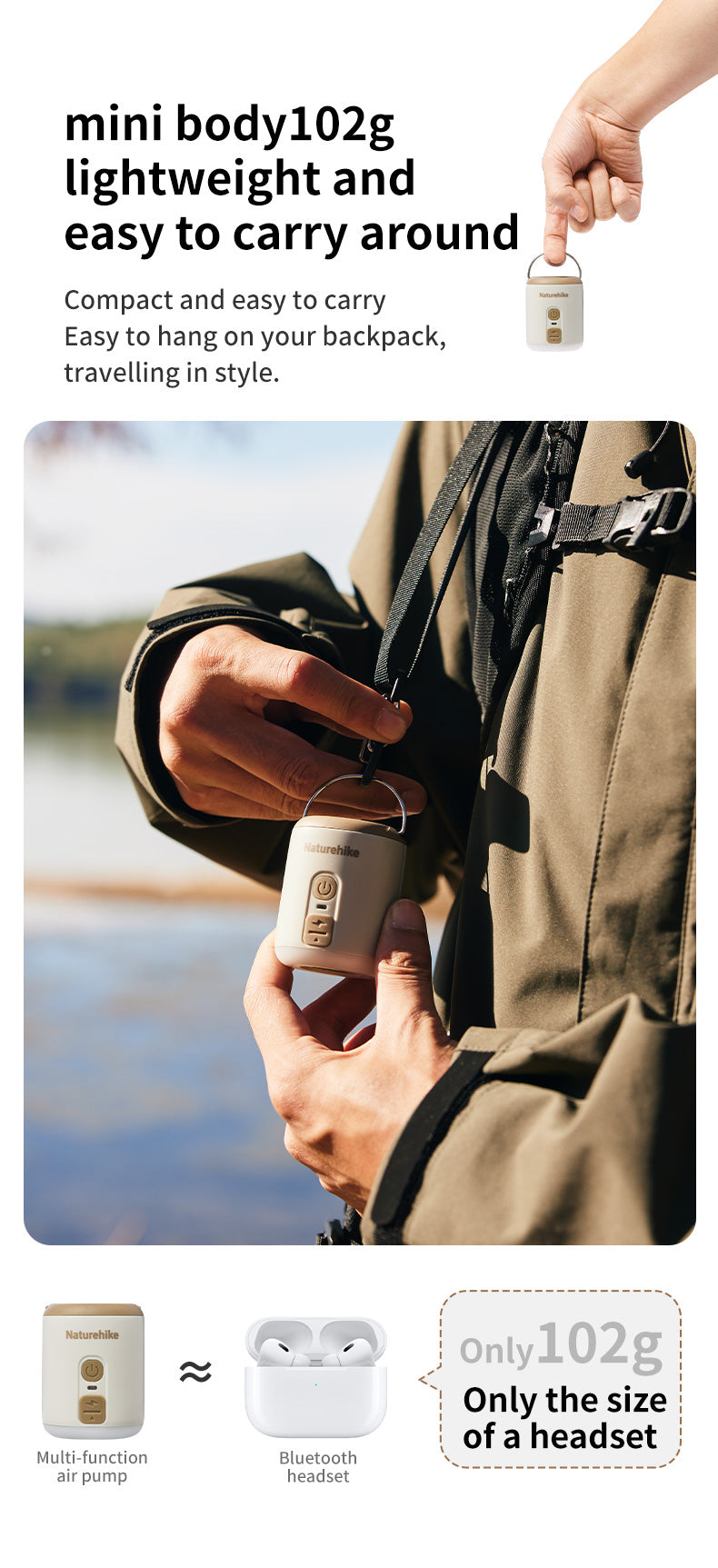 【新品訂購】Wind-Mind 多功能輕巧充氣泵｜CNK2300DQ022