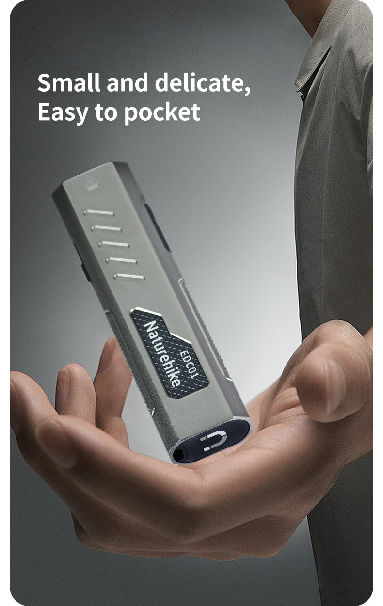 【新品訂購】EDC01 超輕 強光 手電筒 ｜ 戶外 露營 照明 CNK2450ZM016