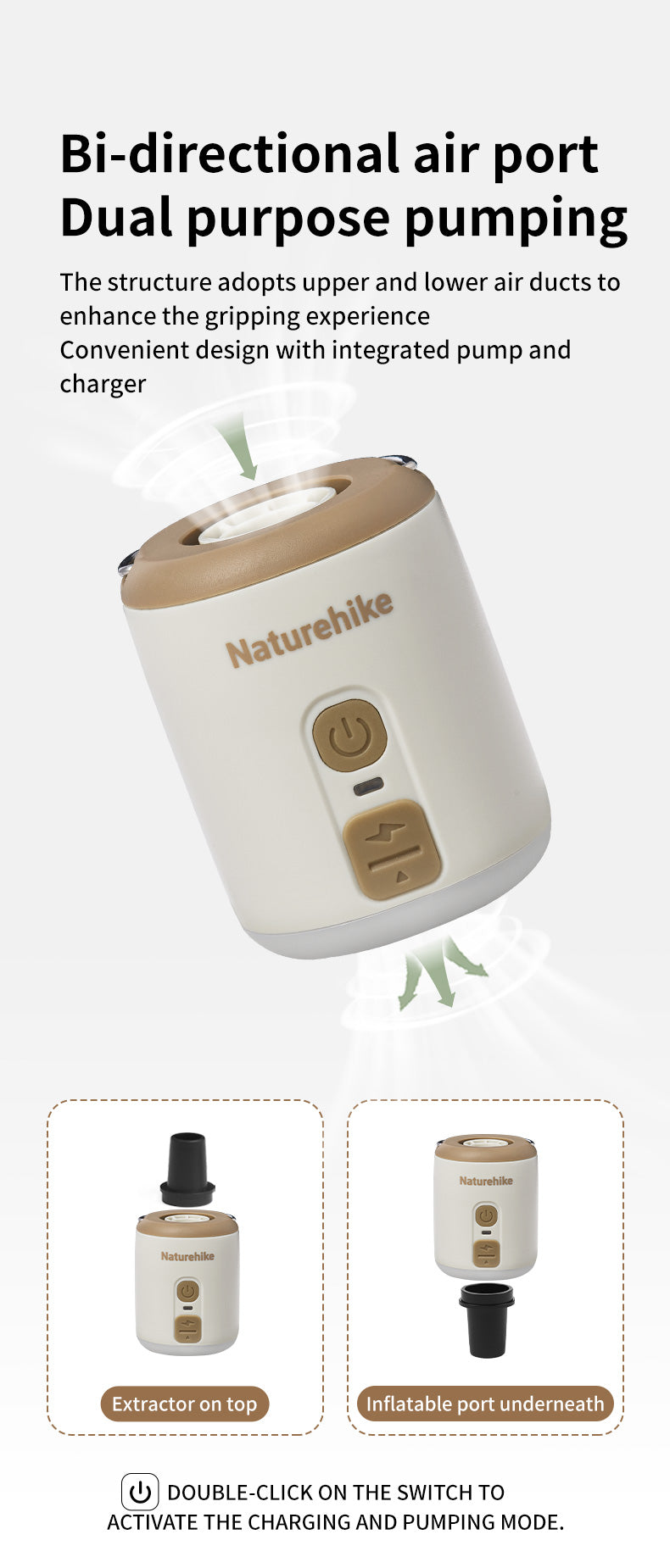 【新品訂購】Wind-Mind 多功能輕巧充氣泵｜CNK2300DQ022