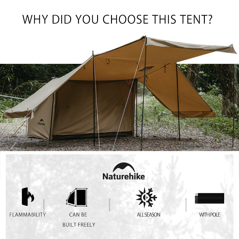 【新品訂購】山澗行軍 多功能單人帳篷/天幕 | 寬敞防風雨 | 團體遮陽 CNK2450WS026