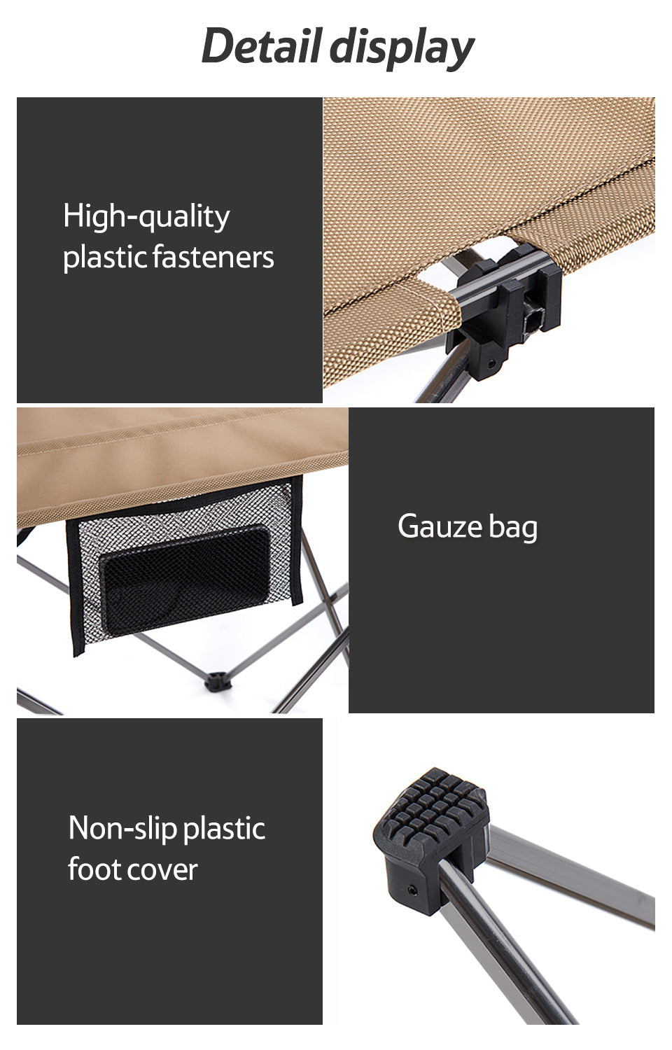 【新品訂購】多用途摺疊床桌子 大款 | 超輕 0.95kg 鋁合金 | 1680D 牛津布 NH20JJ020