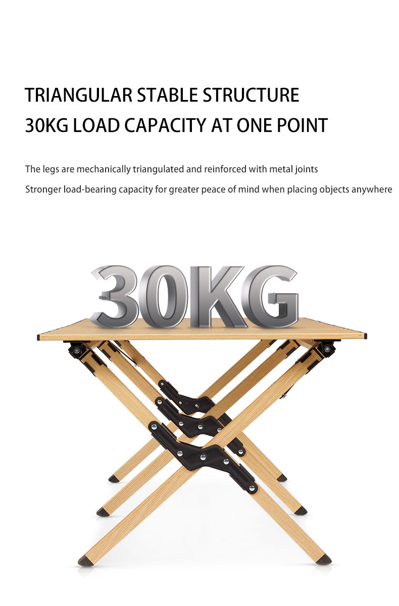 【新品訂購】輕量鋁合金蛋捲桌M/L/XL 碼｜戶外野餐露營桌｜便攜易收納｜ CNK2300JU010