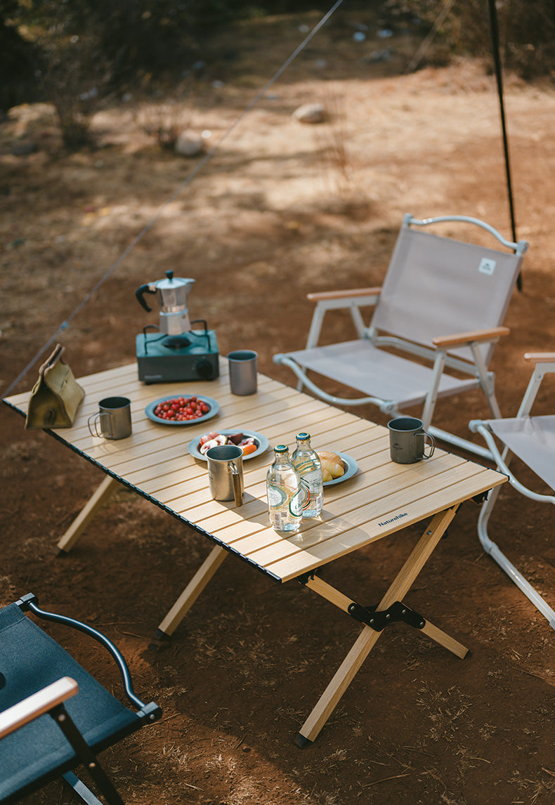 【新品訂購】輕量鋁合金蛋捲桌M/L/XL 碼｜戶外野餐露營桌｜便攜易收納｜ CNK2300JU010