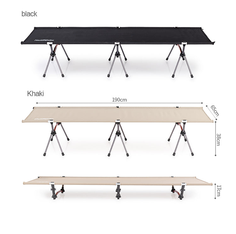 【新品訂購】簡易野外鋁合金｜輕量化 露營 睡床 高承重 (150kg) ｜NH19JJ006