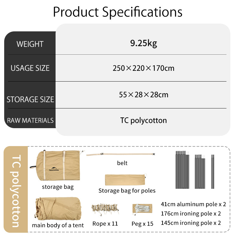 【新品訂購】山澗行軍 多功能單人帳篷/天幕 | 寬敞防風雨 | 團體遮陽 CNK2450WS026