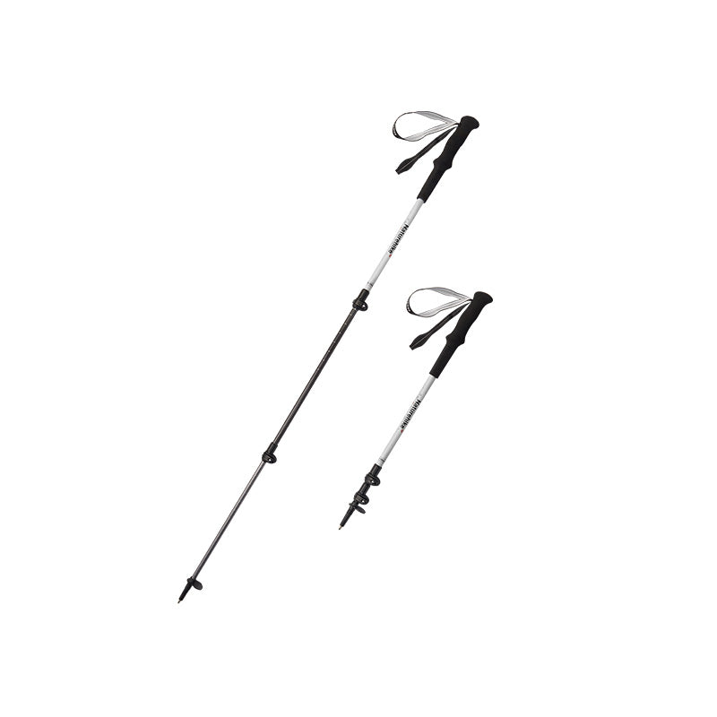【新品訂購】ST06長手把碳纖維鋁合金三節外鎖行山杖 ｜NH17D006-D