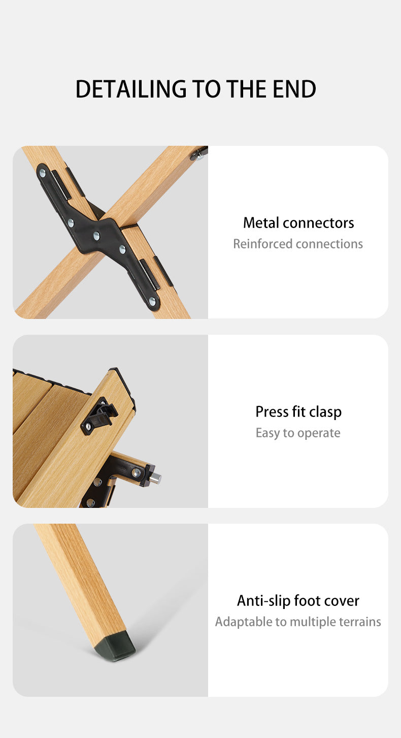 【新品訂購】輕量鋁合金蛋捲桌M/L/XL 碼｜戶外野餐露營桌｜便攜易收納｜ CNK2300JU010