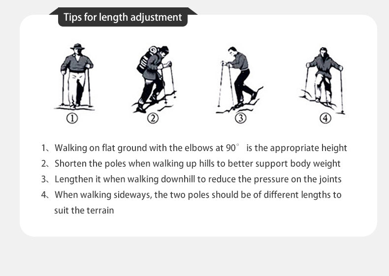 【新品訂購】ST07加長款輕量碳纖維五節行山杖｜NH18D010-Z