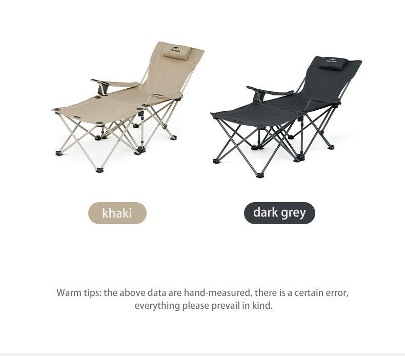 組合式桌椅兩用摺疊長椅 | 躺椅/邊桌/椅子多用途 | 加寬 120KG 碳鋼椅 CNK2350JJ011