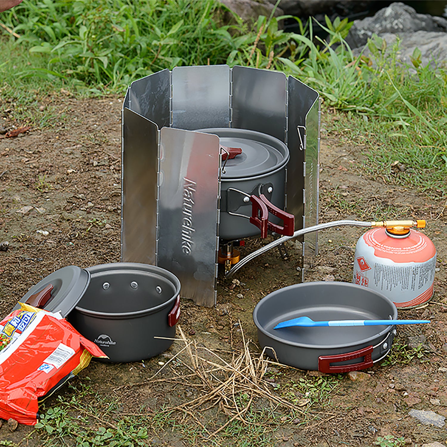 摺疊式爐頭擋風板 | 輕盈便攜 | 十片風檔 NH20CJ008