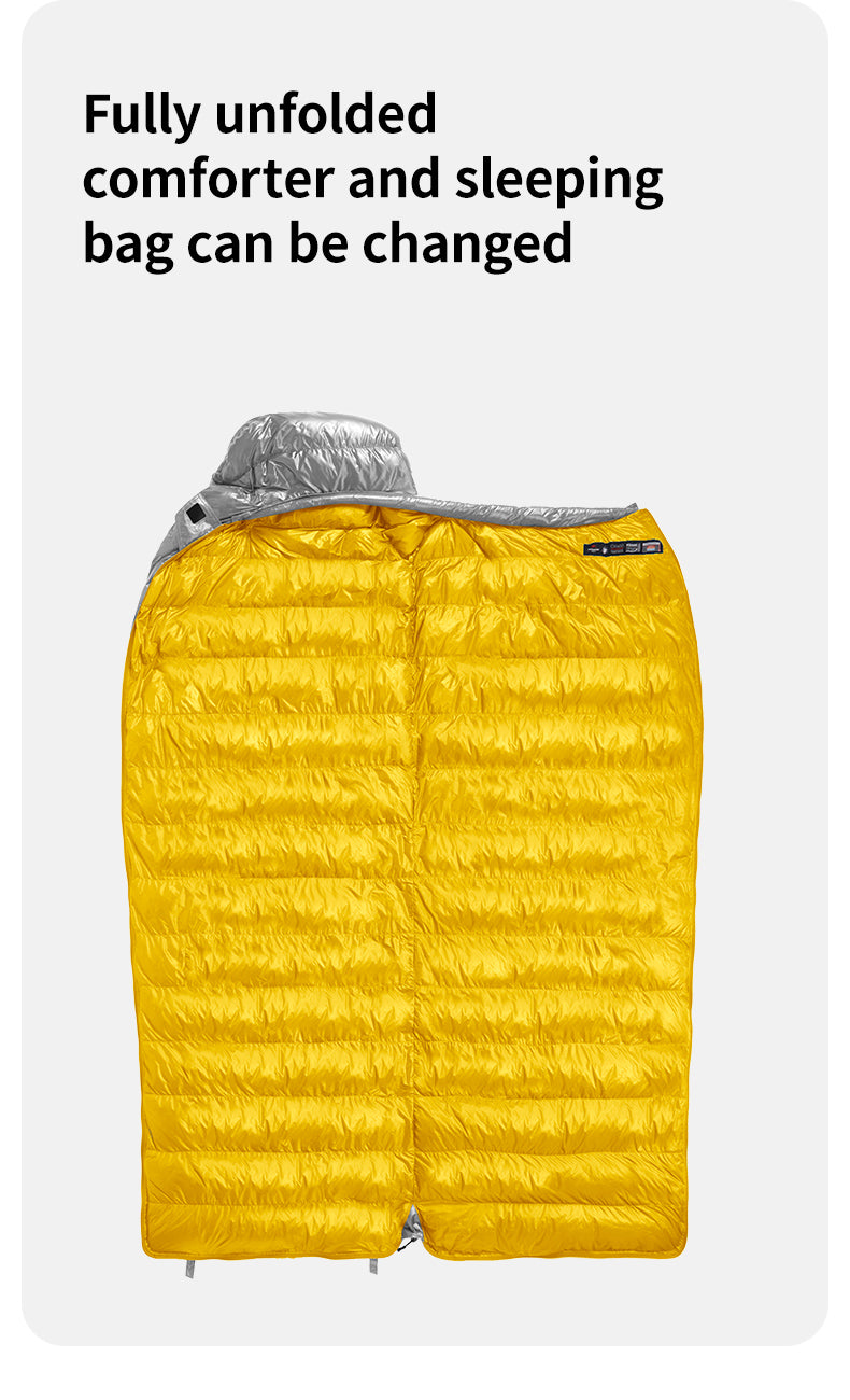 【新品訂購】輕量化 方形 羽絨被 睡袋｜CW700 露營 保暖 信封式｜CNK2450WS048