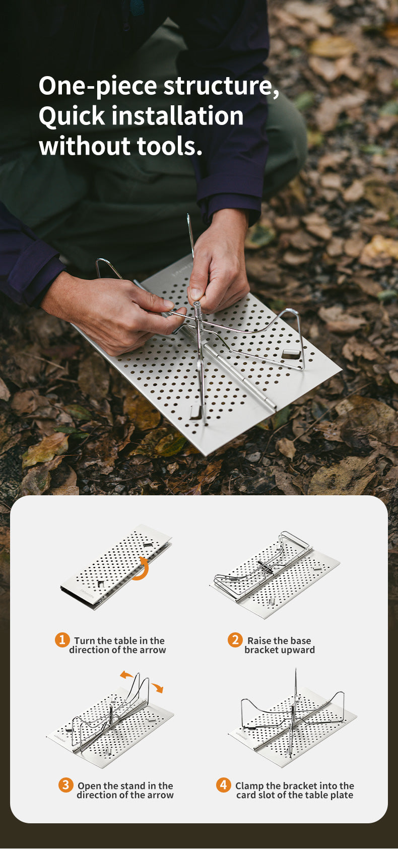 【新品訂購】超輕量露營折疊桌｜露營野餐｜ CNK2450JJ024