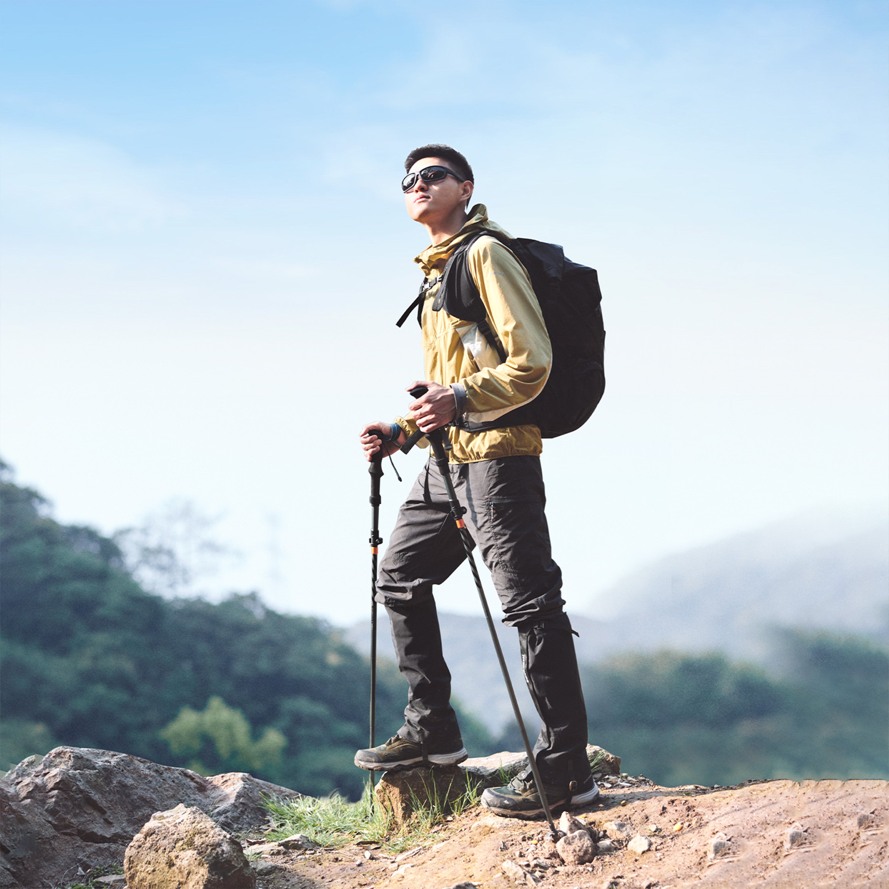 鋁合金五節式折疊登山杖(一枝) | 五節折疊 | 輕便耐用 CNK2450DS013