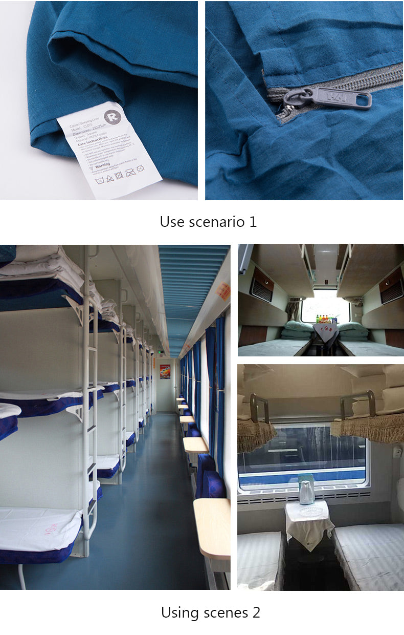 【新品訂購】戶外便攜100%純棉旅行睡袋內套 | 親膚舒適 | 100%純棉NH15S012-D