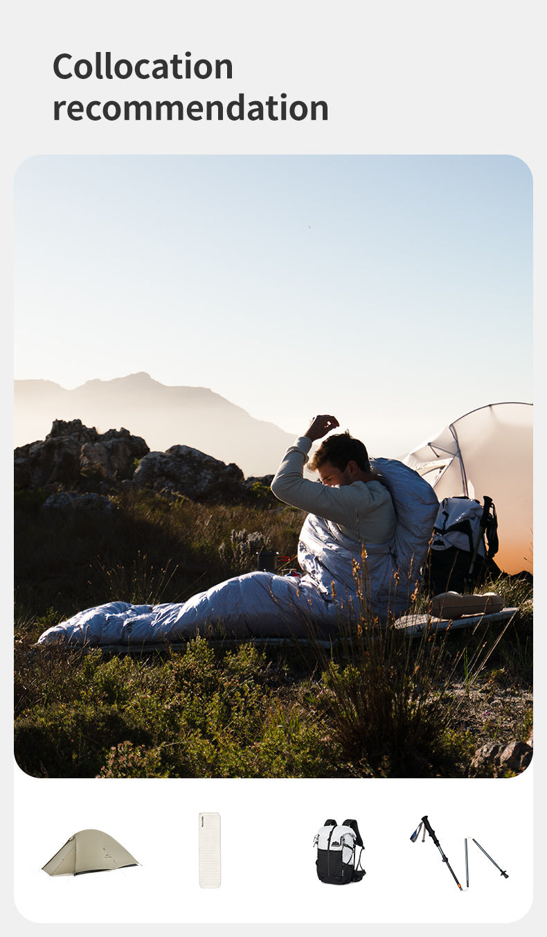 【新品訂購】輕量化 方形 羽絨被 睡袋｜CW700 露營 保暖 信封式｜CNK2450WS048