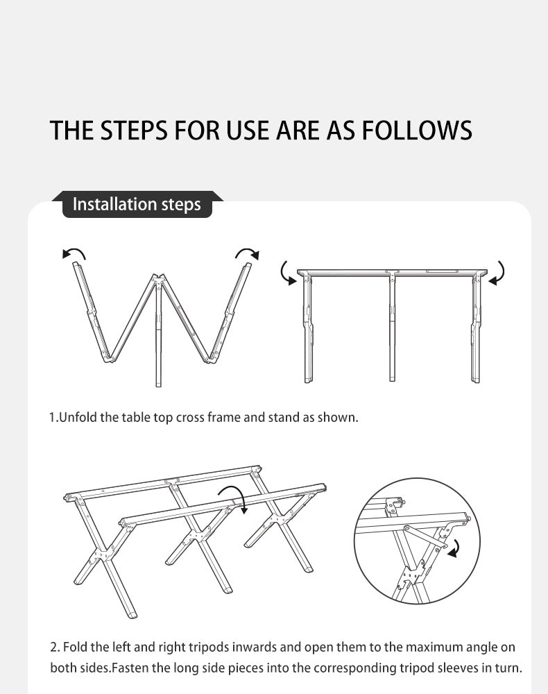 【新品訂購】輕量鋁合金蛋捲桌M/L/XL 碼｜戶外野餐露營桌｜便攜易收納｜ CNK2300JU010