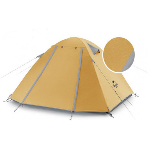 NatureHike P2戶外輕型雙人鋁桿露營帳篷 (NH18Z022-P) |Professional P系列帳幕 | 雙層內外帳設計 - 米黃