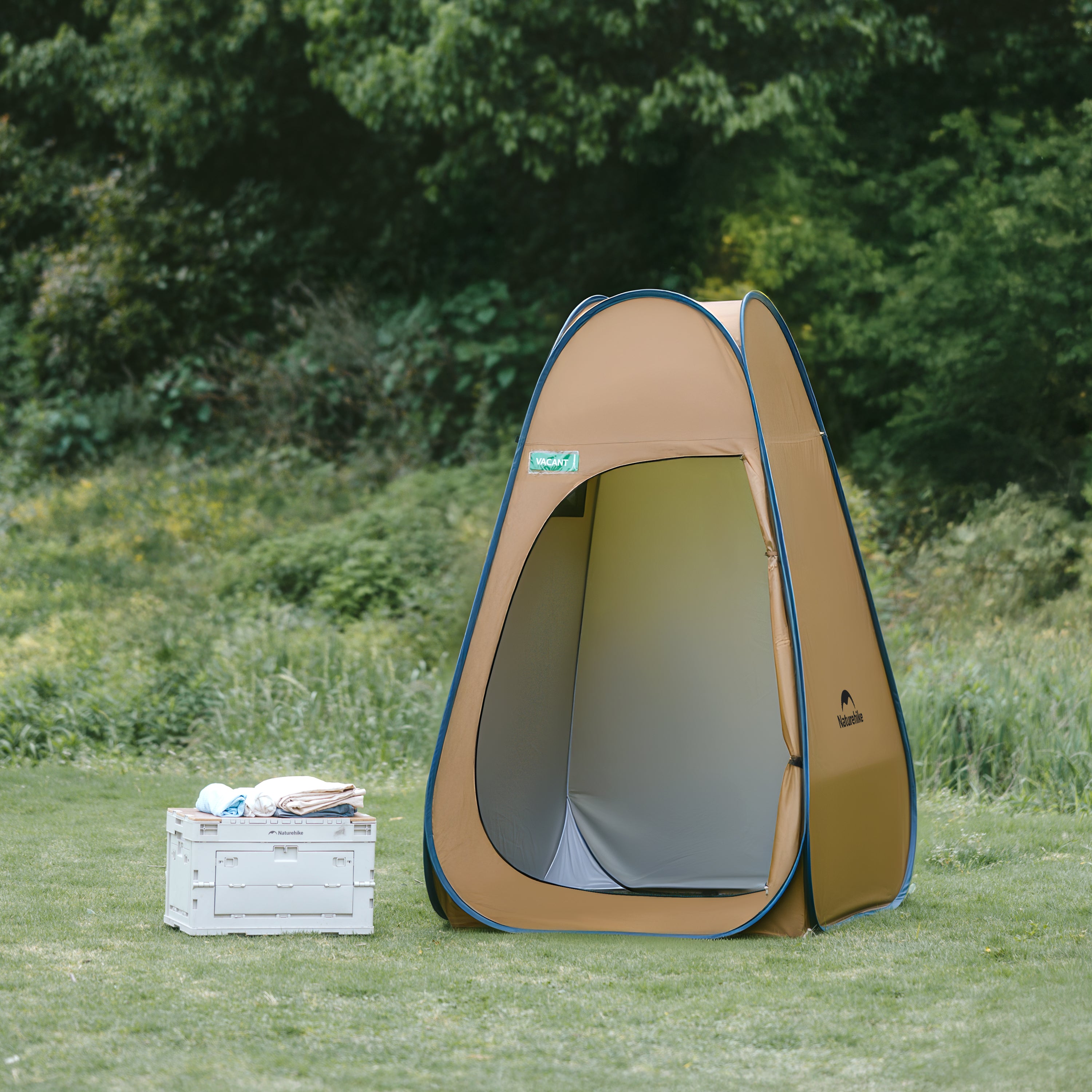 【新品訂購】便攜式速開更衣帳篷｜露營淋浴廁所隱私帳｜防水防風 190cm 高 NH17Z002-P