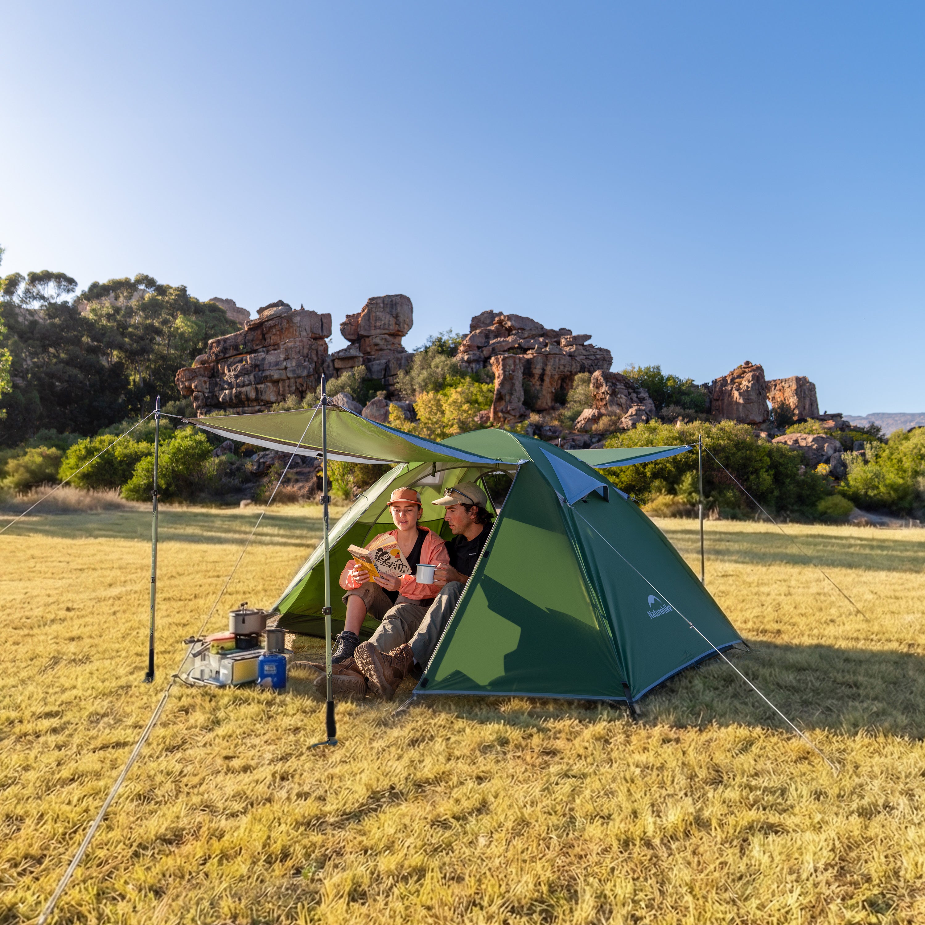 Bleik Base 210T 雙層戶外露營帳篷 (CNK2550WS038)