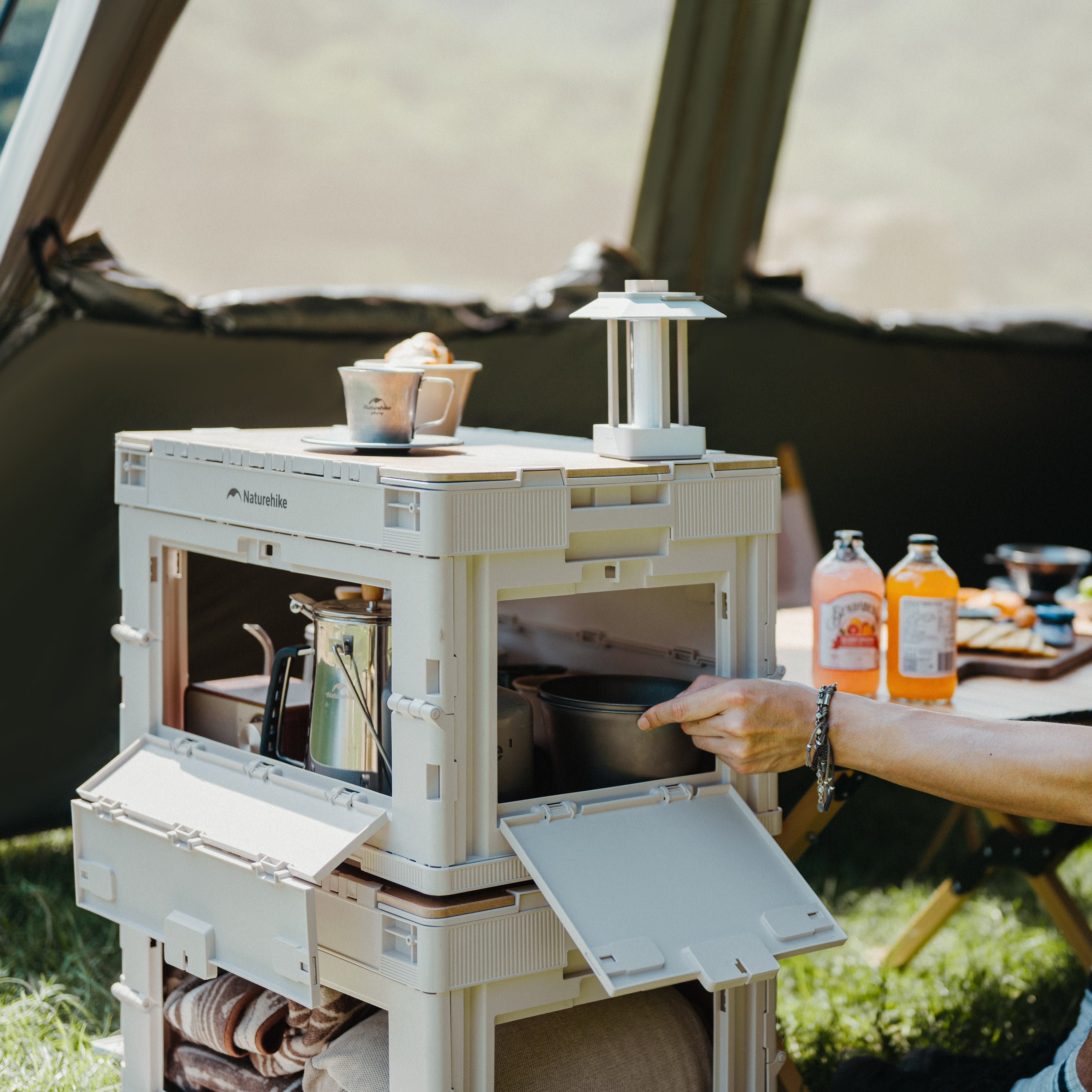 【新品訂購】凌越L折疊收納箱 23L/52L | 四面開合 | 簡易組裝 CNK2450XB020