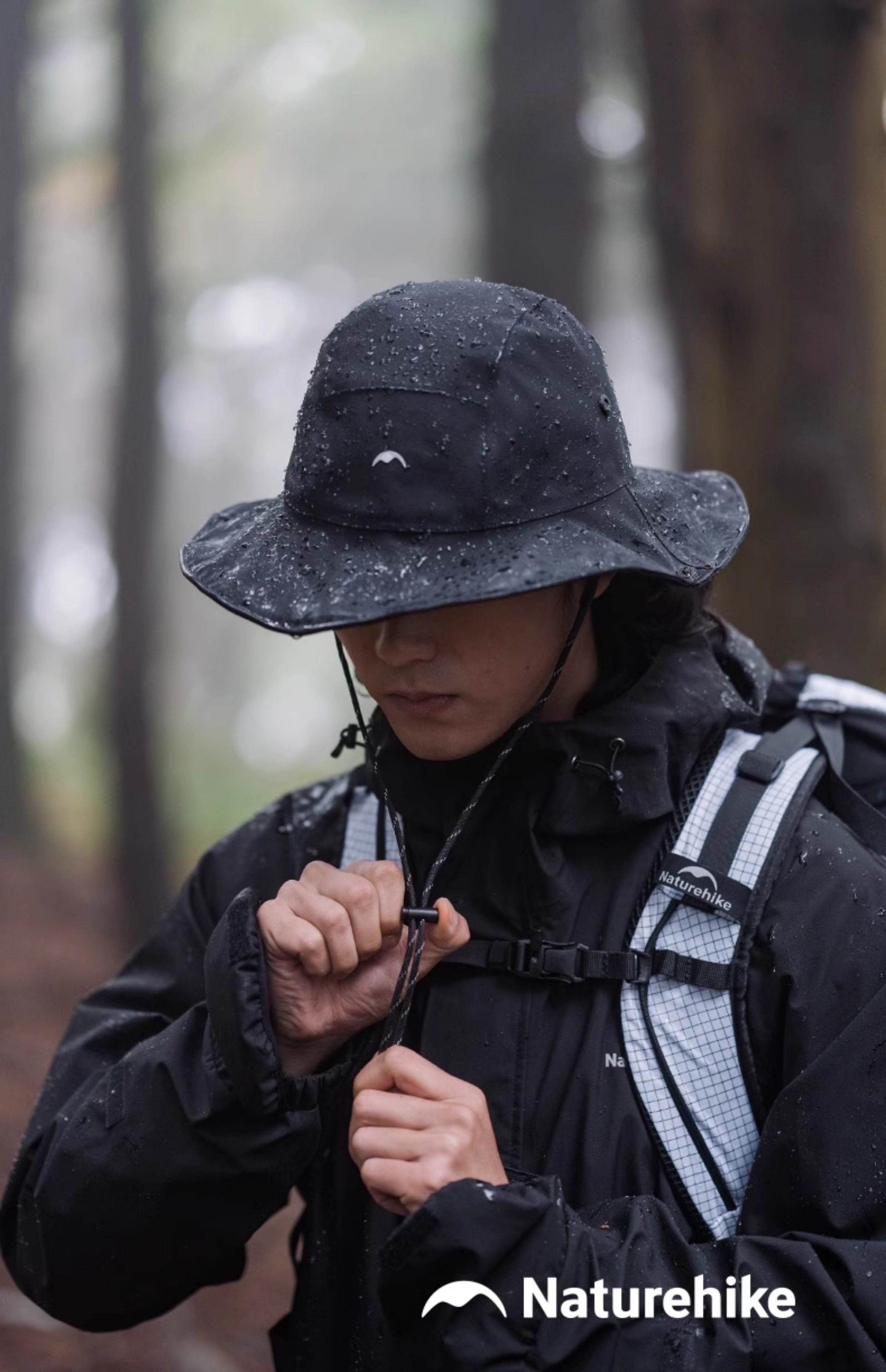 【新品訂購】防水寬邊漁夫帽 UPF2000+  晴雨兩用 運動導汗款 長途徒步騎行釣魚 CYY2511FS012
