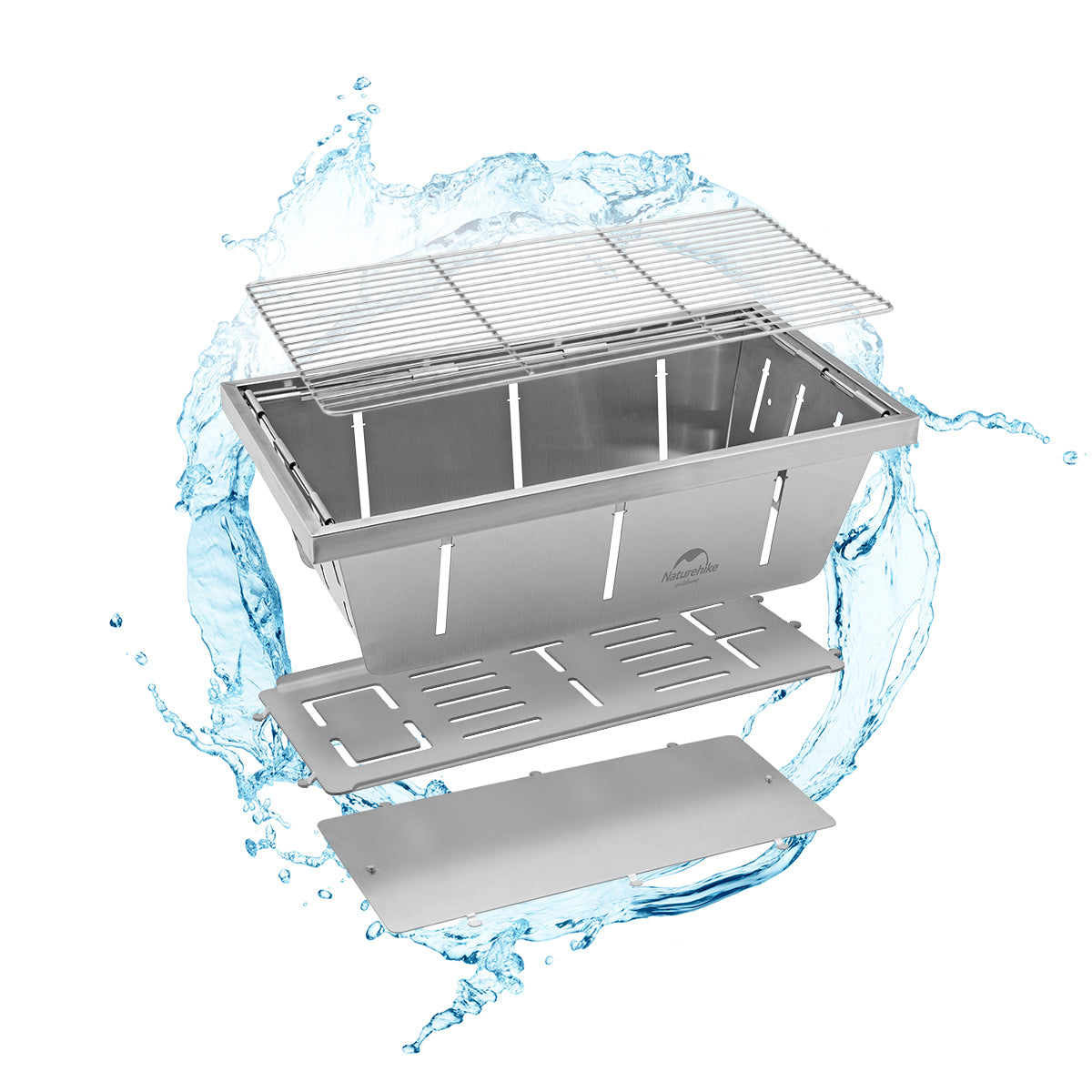 【新品訂購】野穀不銹鋼折疊燒烤架 | 戶外露營燒烤 | NH20CJ006