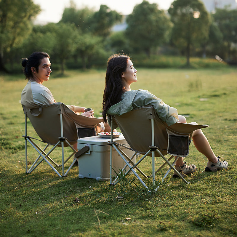 【新品預購】扶手月亮椅 | 35cm 黃金坐高 | 雙收納袋 | 承重 110KG CNH23JU13002