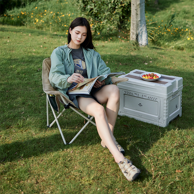 【新品預購】扶手月亮椅 | 35cm 黃金坐高 | 雙收納袋 | 承重 110KG CNH23JU13002