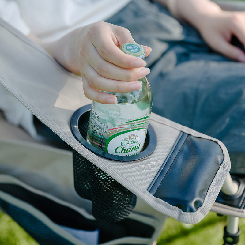 組合式桌椅兩用摺疊長椅 | 躺椅/邊桌/椅子多用途 | 加寬 120KG 碳鋼椅 CNK2350JJ011