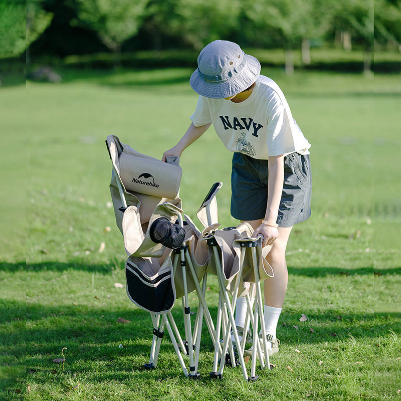 組合式桌椅兩用摺疊長椅 | 躺椅/邊桌/椅子多用途 | 加寬 120KG 碳鋼椅 CNK2350JJ011