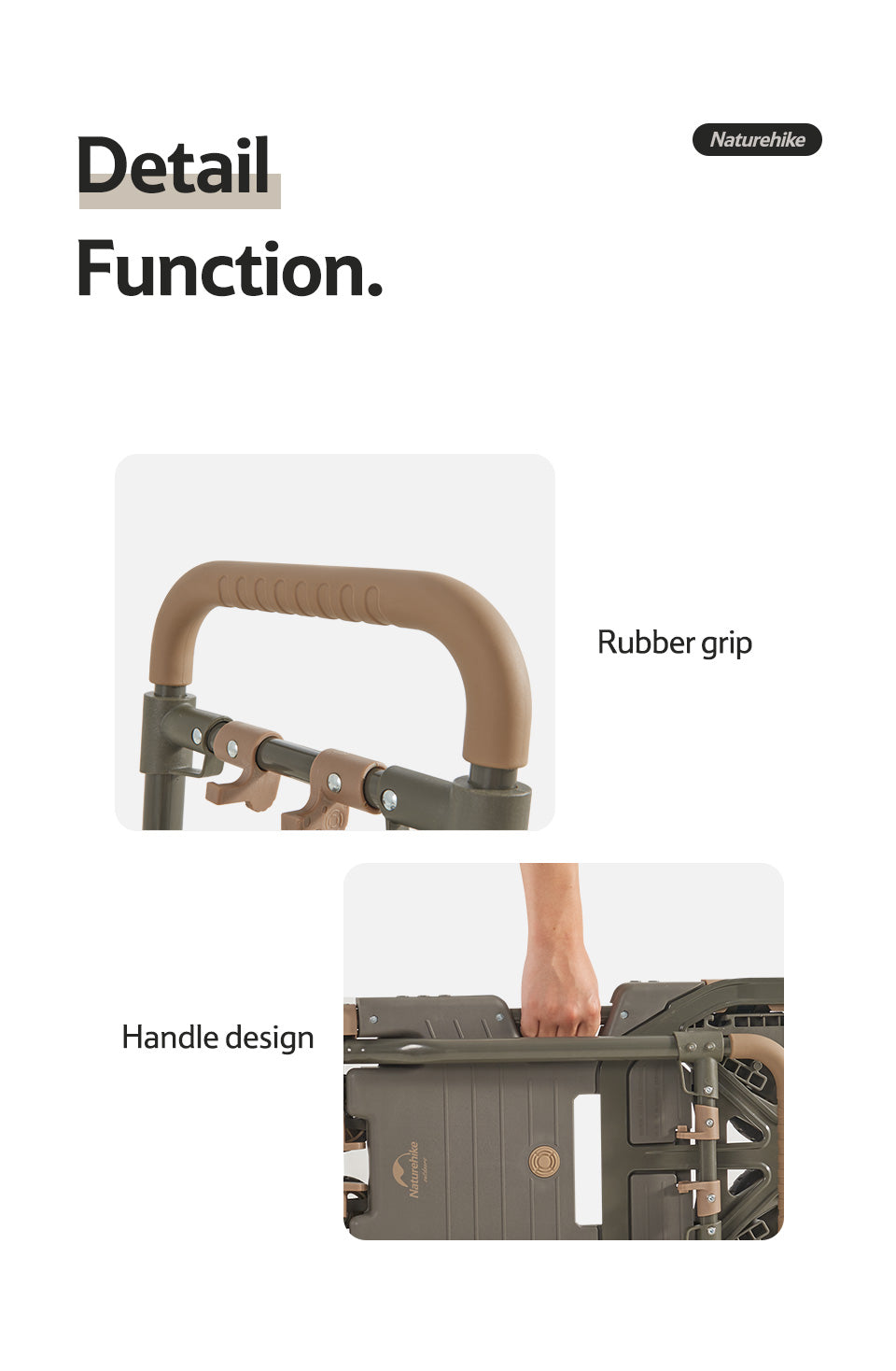 【新品訂購】 TC08二合一折疊滑輪手推車 ｜兩用露營搬運車CNH22JU024