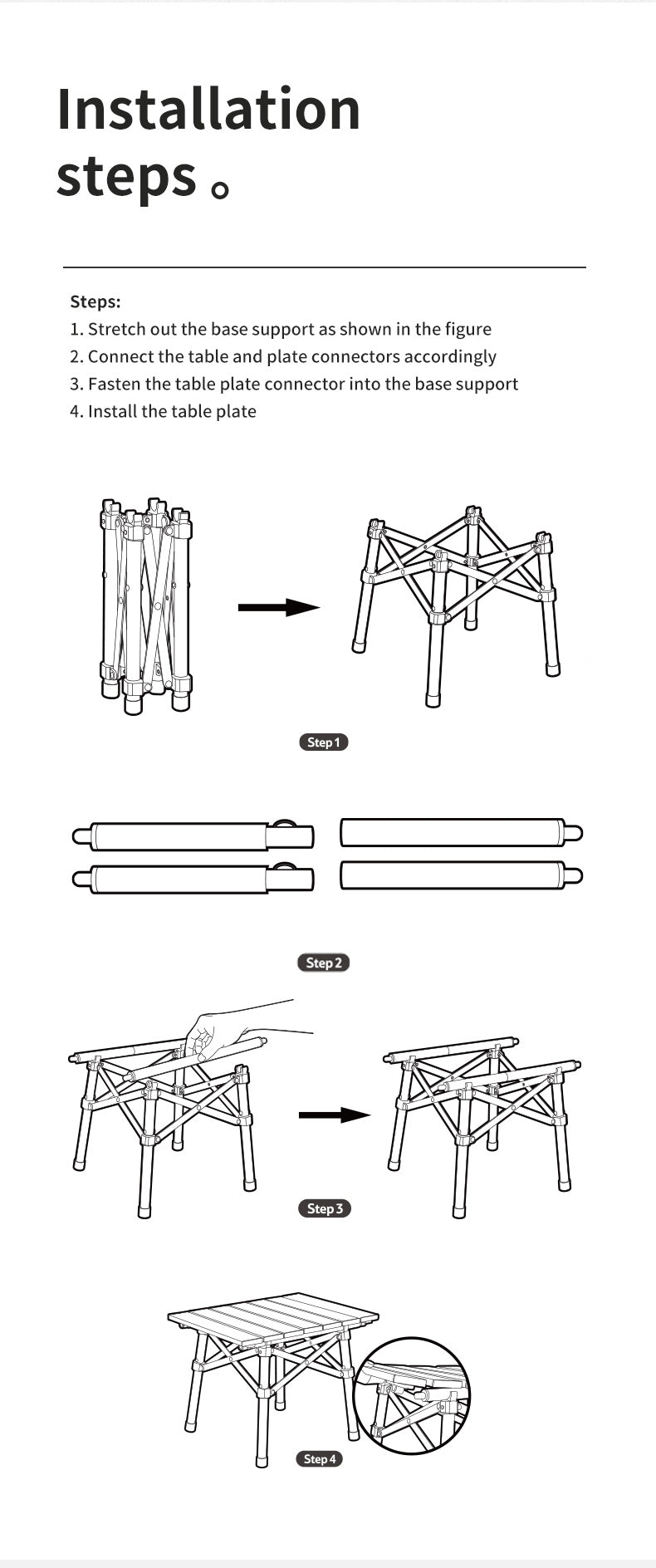 【新品預購】輕量鋁合金摺疊小桌 | 僅重 1kg | 戶外野餐/露營便攜桌 CNH22JU050
