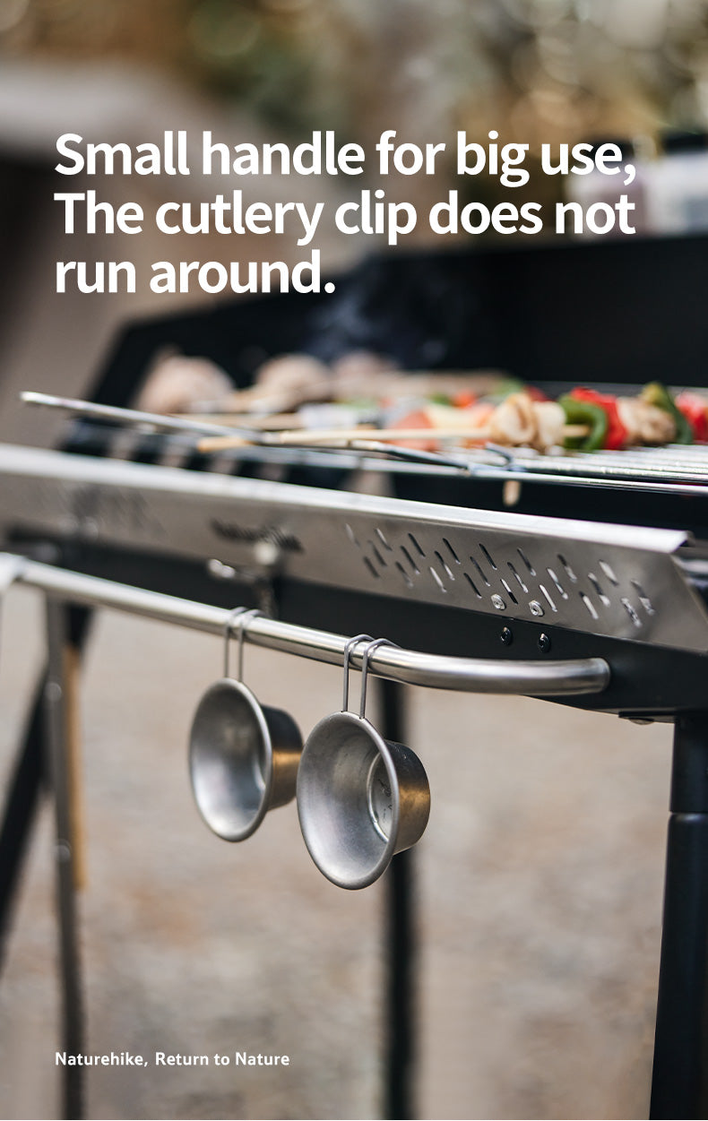 【新品訂購】墨煙可摺疊立式燒烤架多功能折疊｜露營燒烤桌CNK2300015