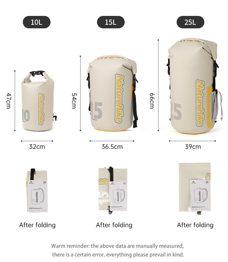 【Featured】10L/15L IPX6 乾濕分離防水袋 - 綠色