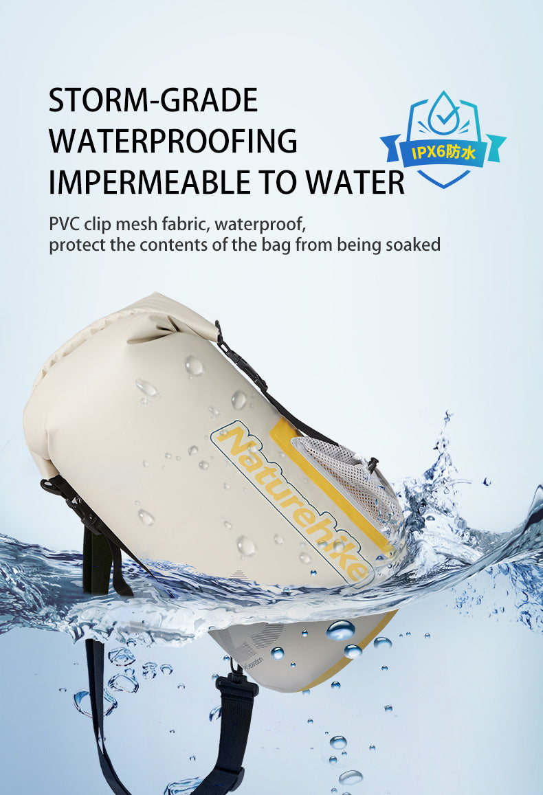 【Featured】10L/15L IPX6 乾濕分離防水袋 - 白色 CNK2300BS017