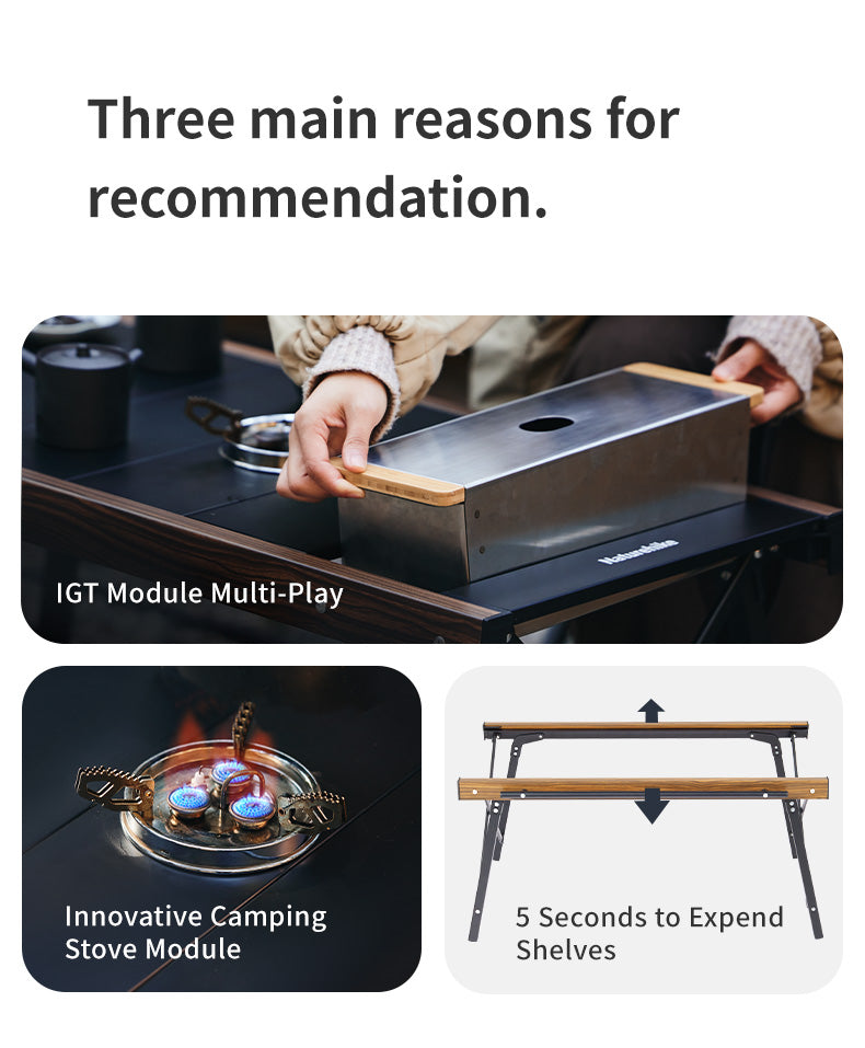 【新品訂購】IGT 模組化 速開摺疊桌 ｜多功能 戶外 裝備 ｜CNK2300JJ016