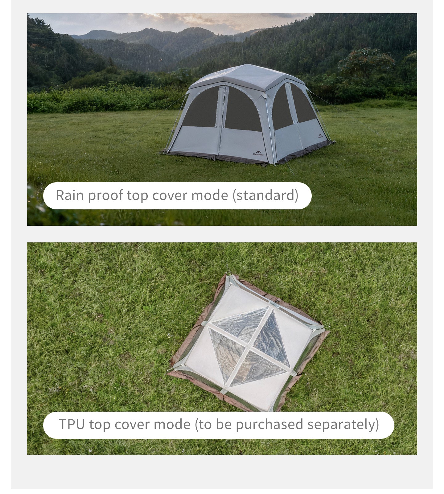 【新品訂購】四邊雲界自立速開天幕｜一體式快開｜戶外客廳 CNK230WS014