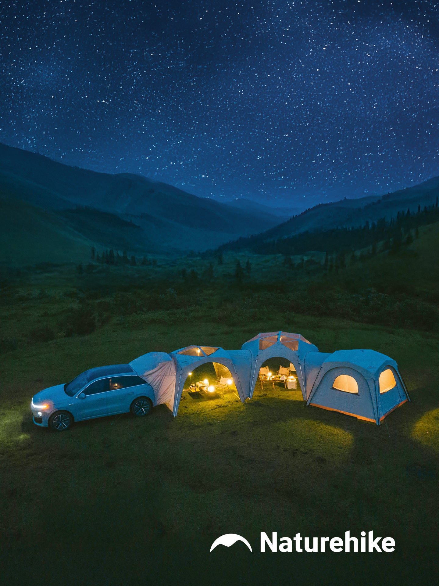 【新品訂購】四邊雲界自立速開天幕｜一體式快開｜戶外客廳 CNK230WS014