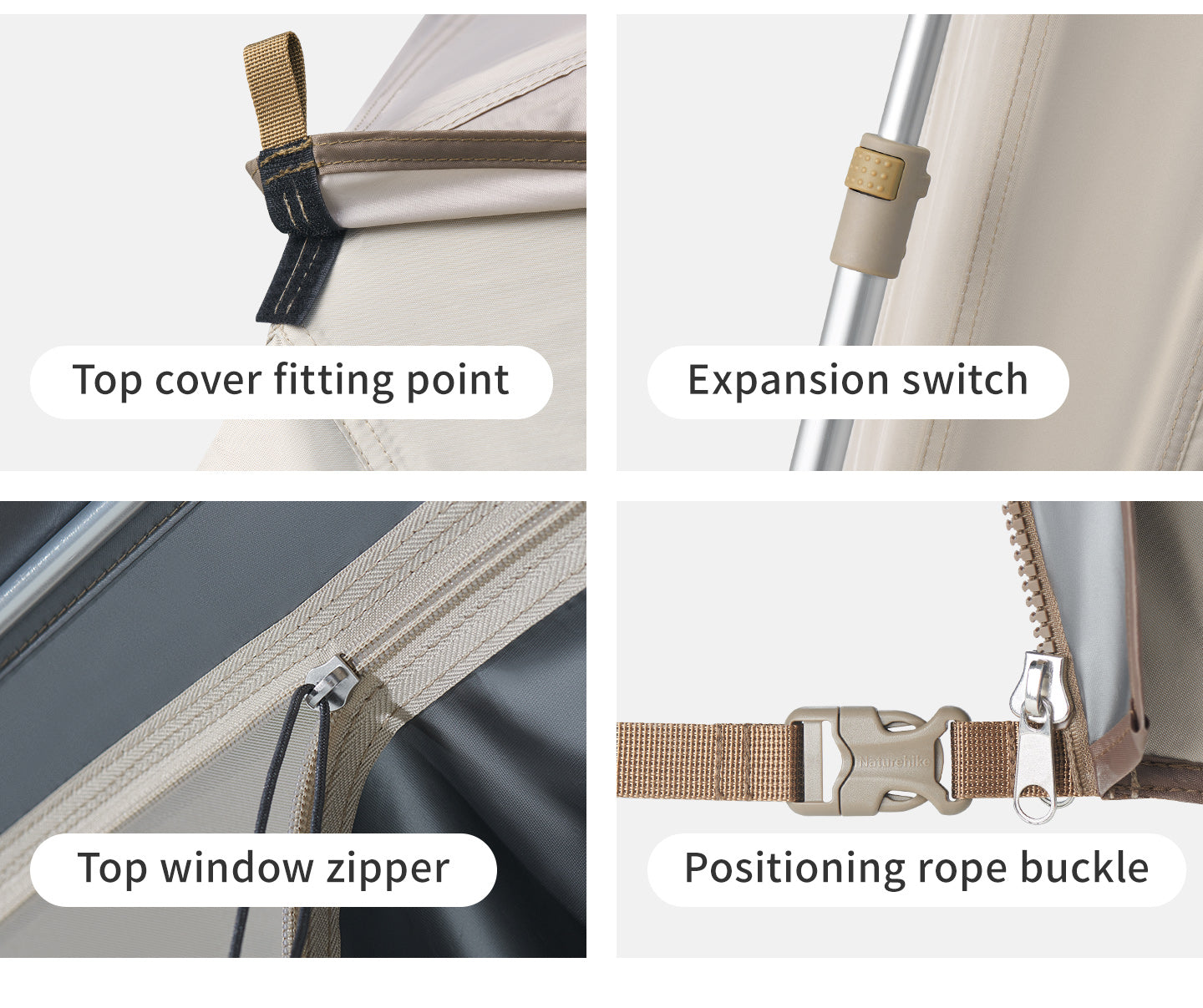 【新品訂購】四邊雲界自立速開天幕｜一體式快開｜戶外客廳 CNK230WS014