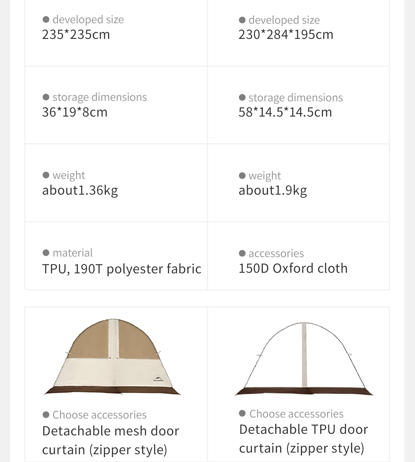 【新品訂購】四邊雲界自立速開天幕｜一體式快開｜戶外客廳 CNK230WS014