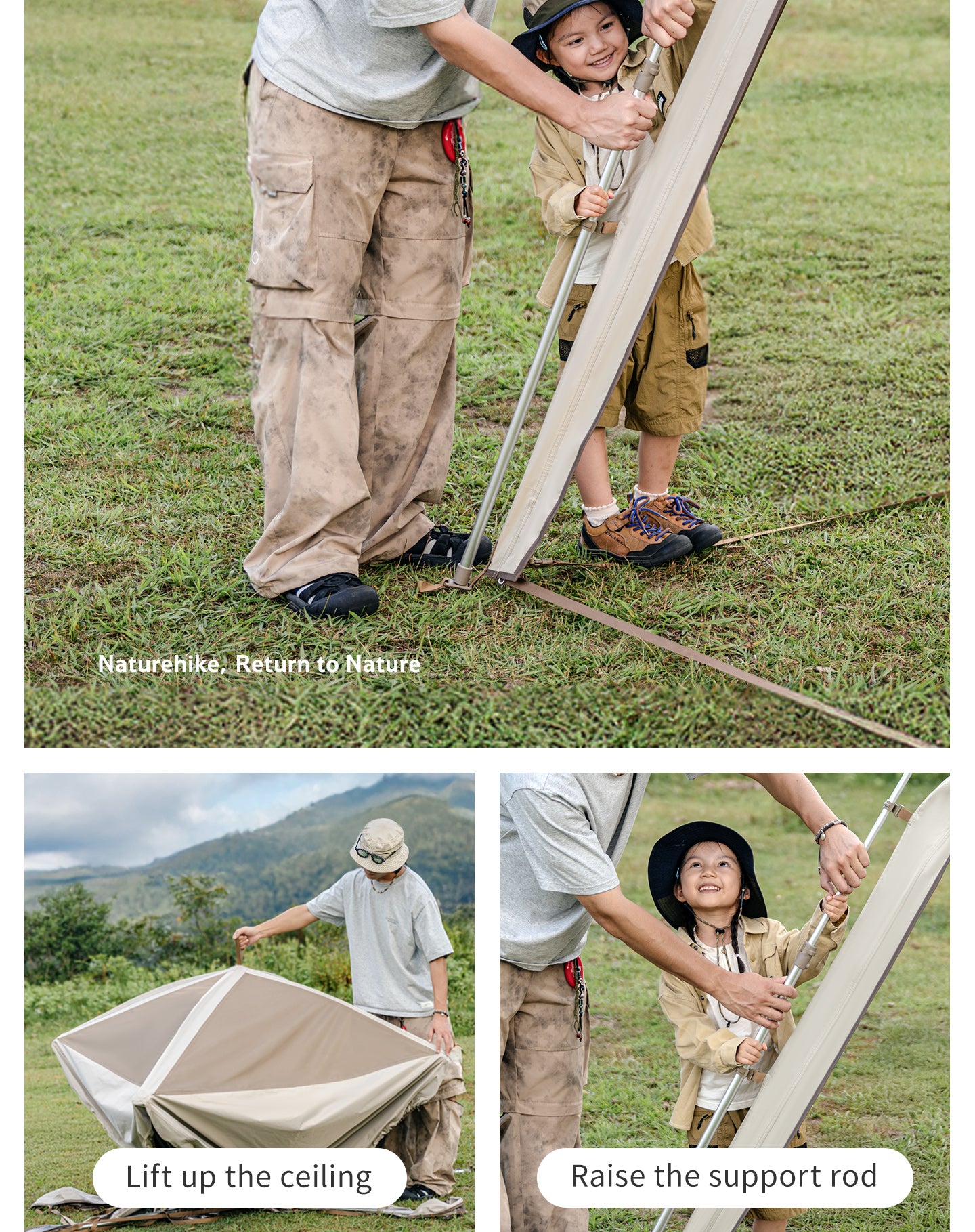 【新品訂購】四邊雲界自立速開天幕｜一體式快開｜戶外客廳 CNK230WS014