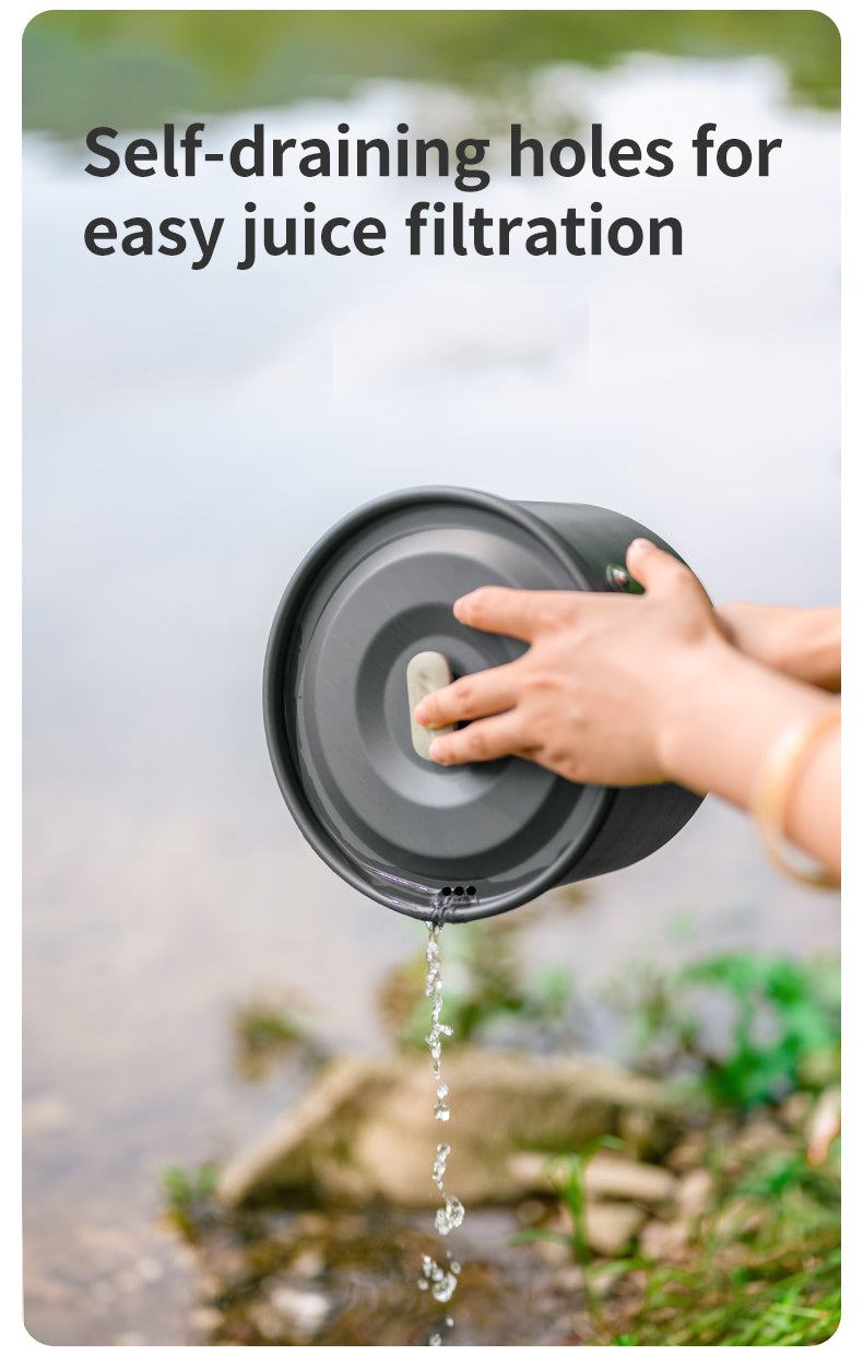 【新品訂購】鋁合金露營廚具套鍋 ｜野外煎煮套裝｜CNK2450CF010