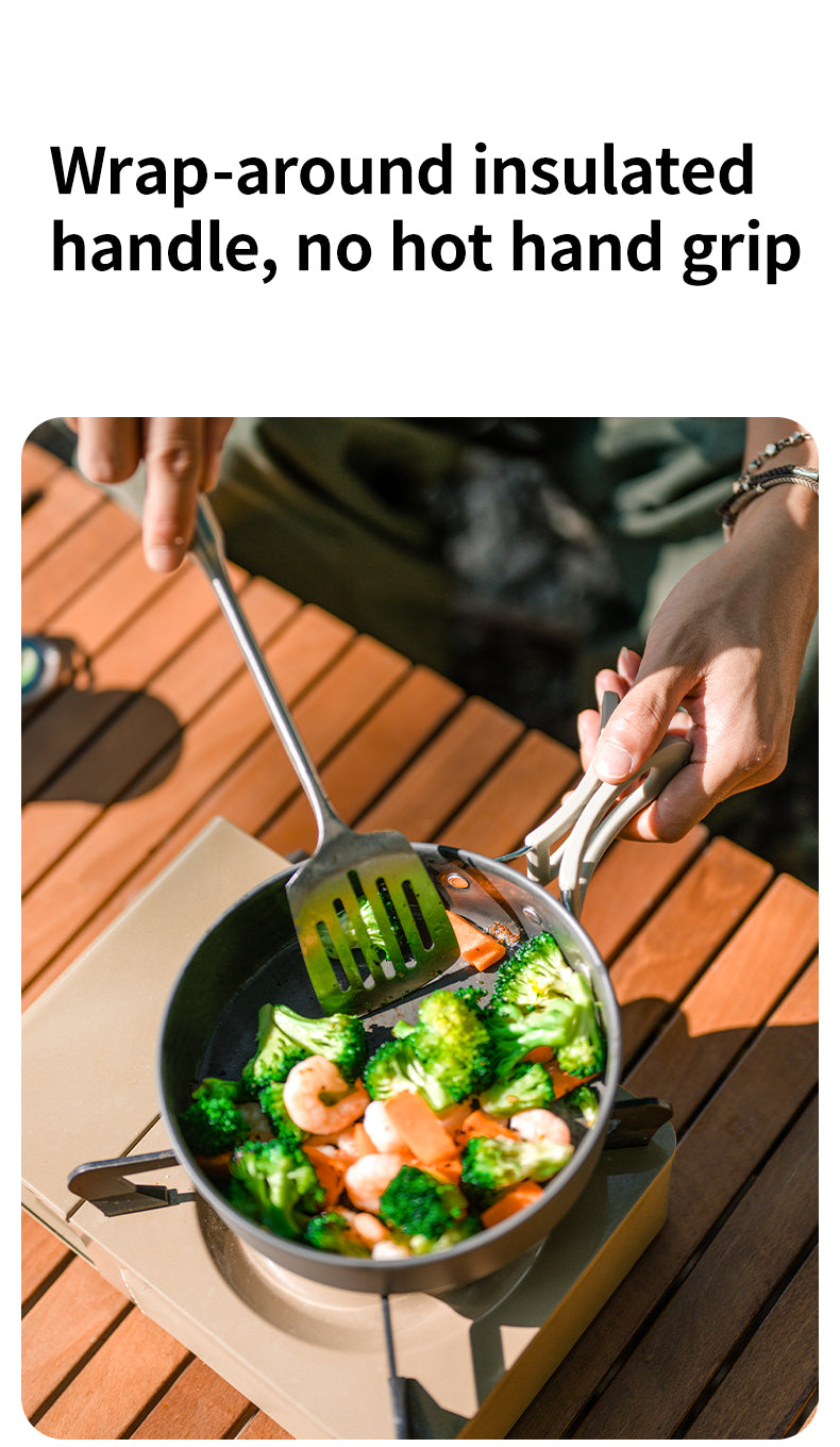 【新品訂購】鋁合金露營廚具套鍋 ｜野外煎煮套裝｜CNK2450CF010