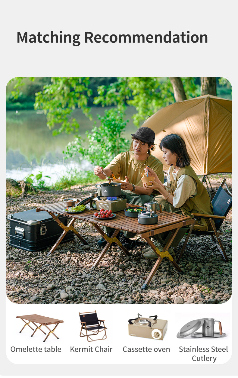 【新品訂購】鋁合金露營廚具套鍋 ｜野外煎煮套裝｜CNK2450CF010