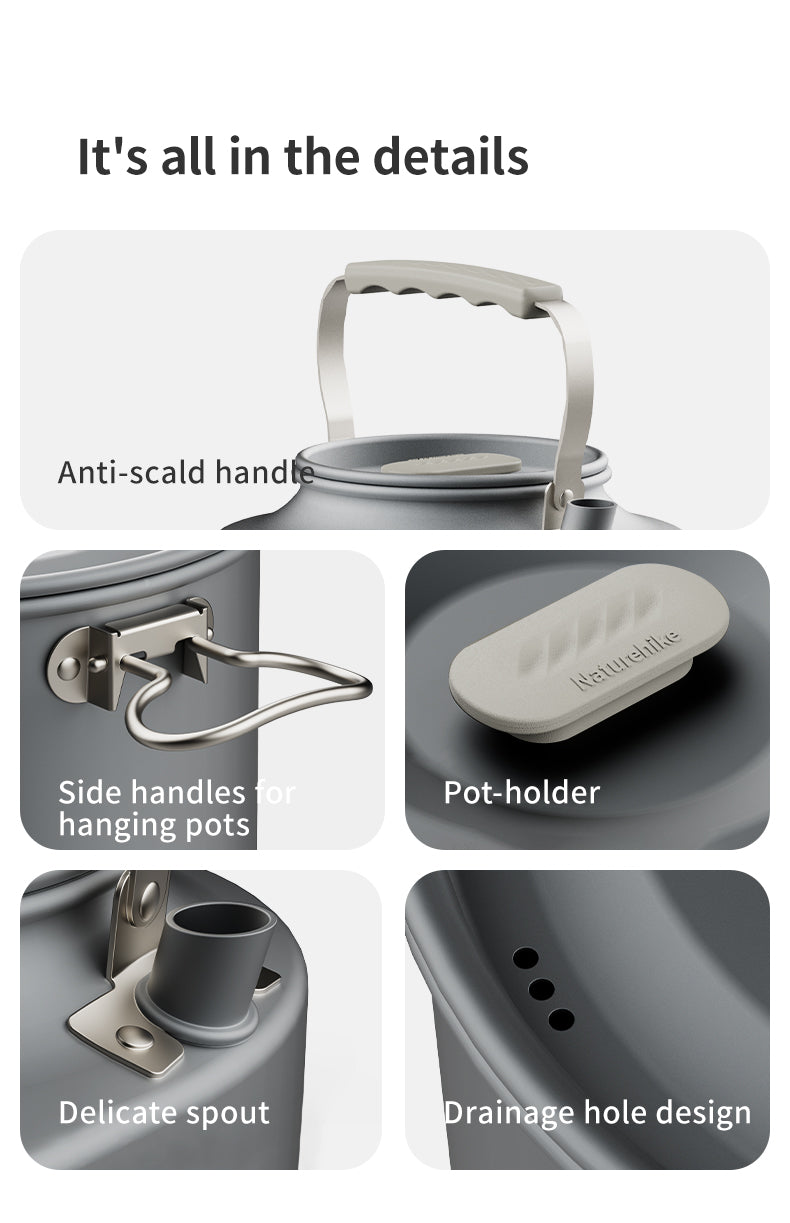 【新品訂購】鋁合金露營廚具套鍋 ｜野外煎煮套裝｜CNK2450CF010