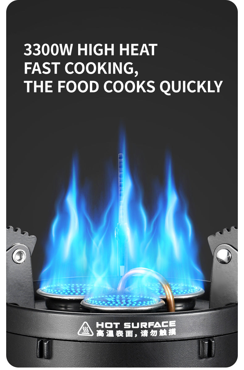 【新品訂購】戶外大功率三頭爐 | 猛火速烹 | 小巧便攜 CNK2450CF019