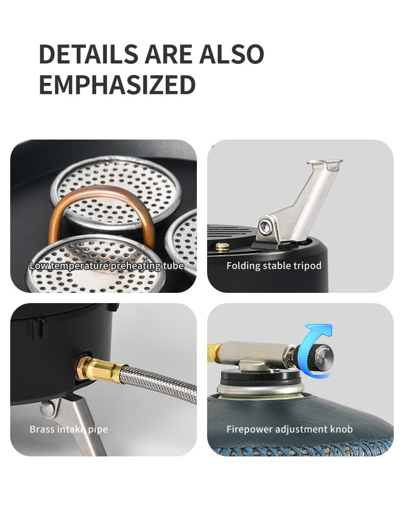 【新品訂購】戶外大功率三頭爐 | 猛火速烹 | 小巧便攜 CNK2450CF019