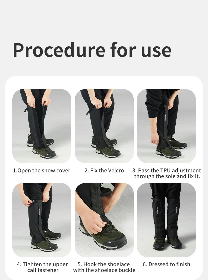 雪豹登山防水護腿 | 耐磨 | 防水透濕 | 適合多種戶外環境 CNK2450DS011