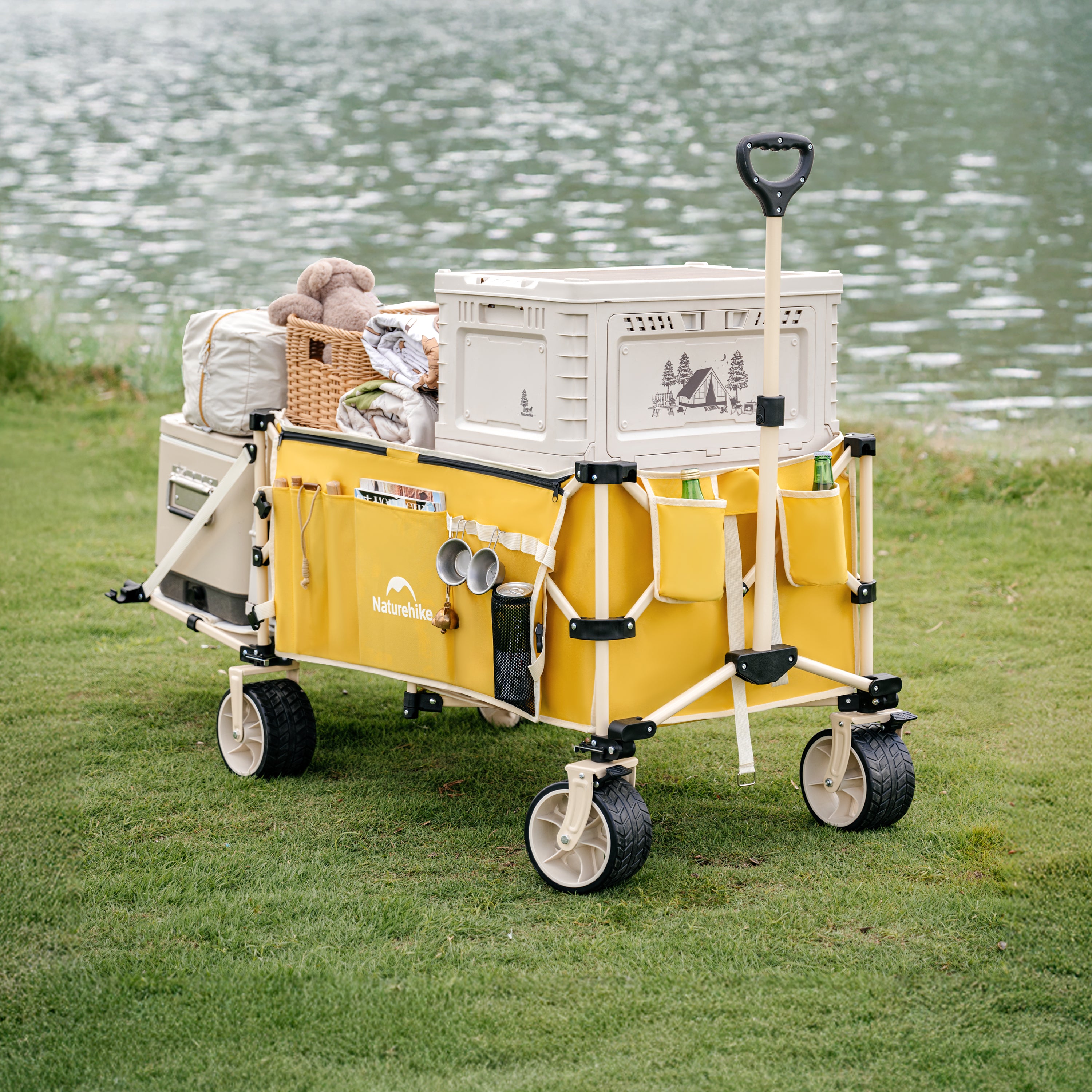 【新品訂購】露營車便携可折疊手推車｜可擴展後蓋｜大空間｜CNK2450JJ017